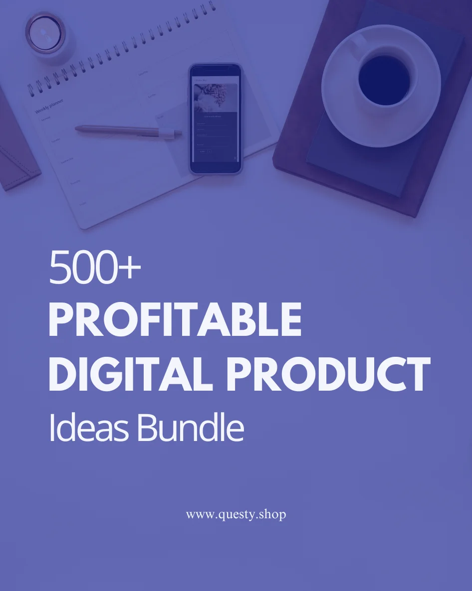 500 Digital Product Ideas