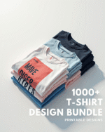 T-Shirt Design Bundle – 1000+ Trendy, Printable Designs